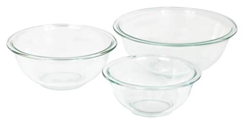 Pyrex 3-piece Glass Mixing Bowls