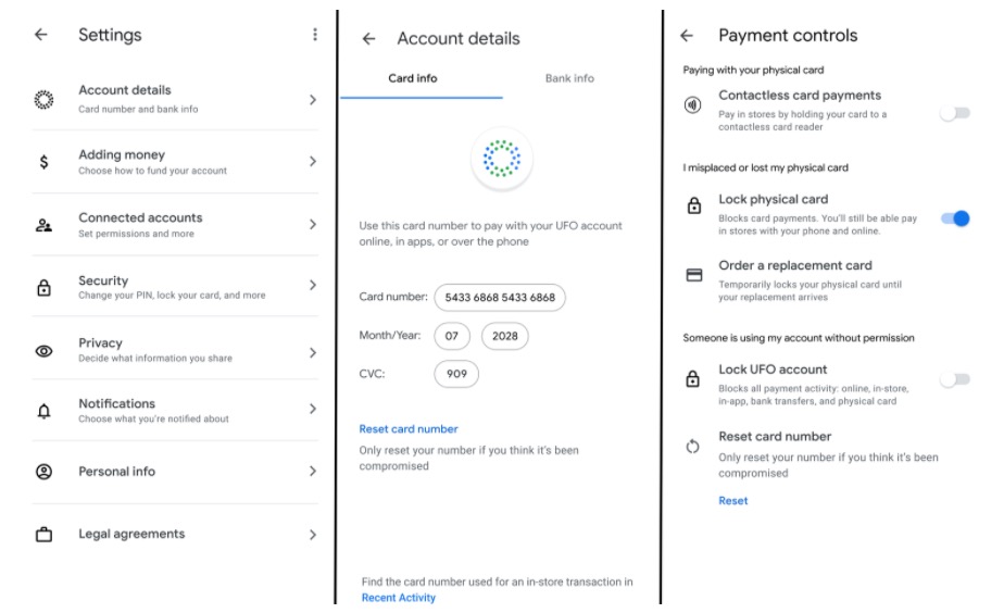 Google Pay Card App