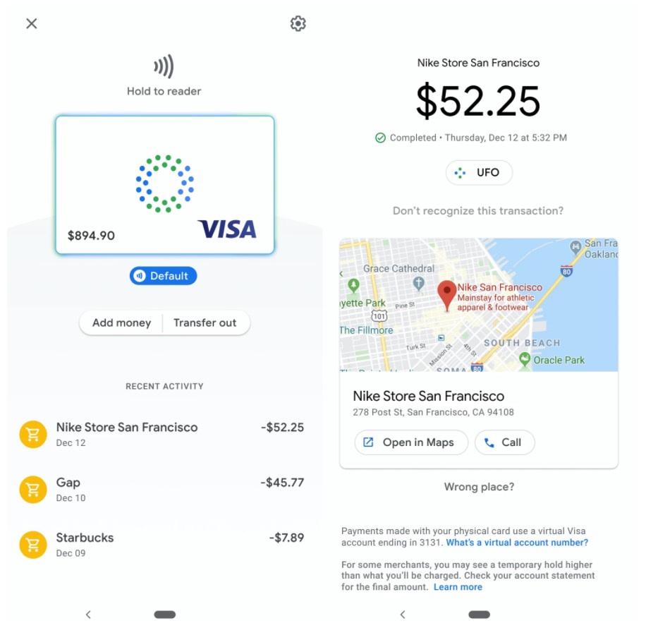 Google Pay Card App