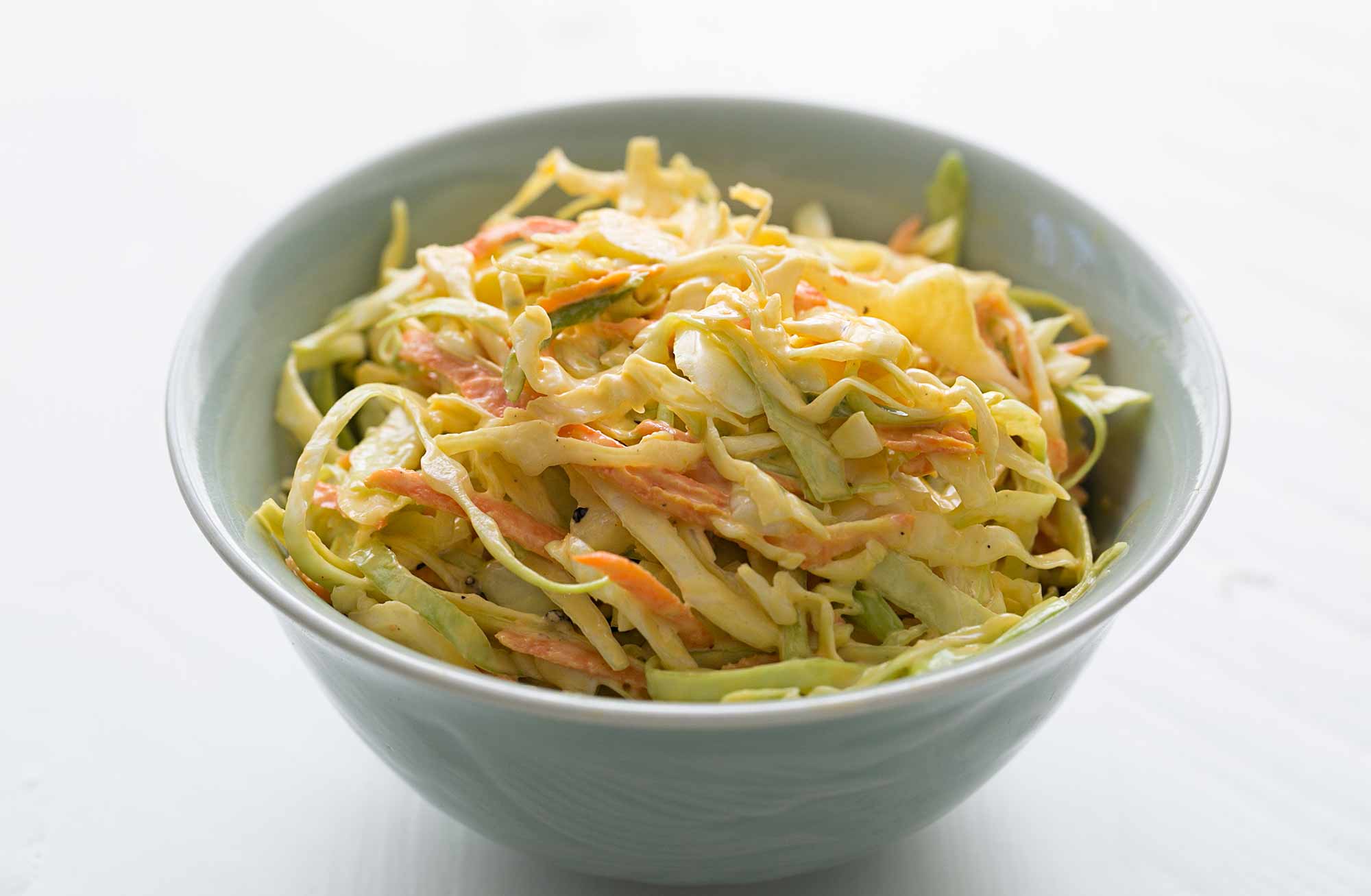 Classic homemade Coleslaw in bowl
